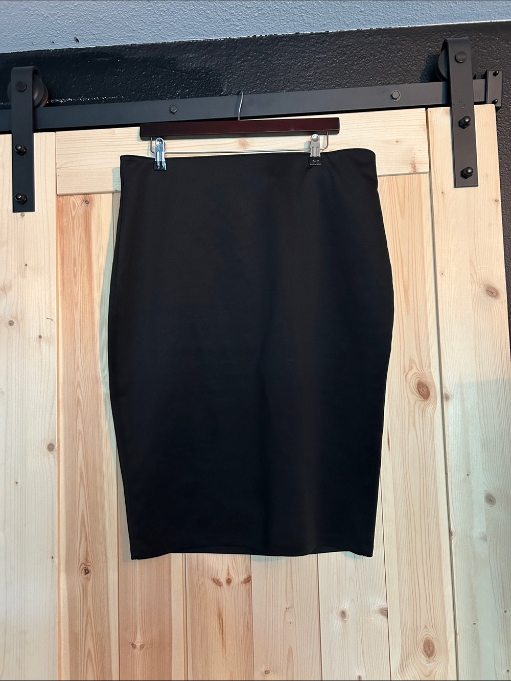 Apt. 9 Black Stretch Pencil Skirt
